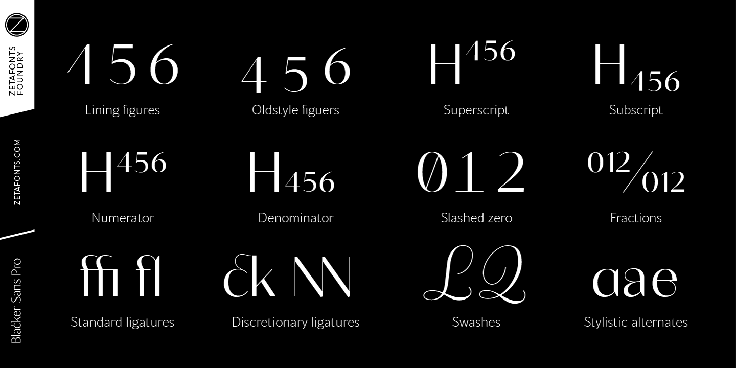 Przykład czcionki Blacker Sans Display Bold Italic